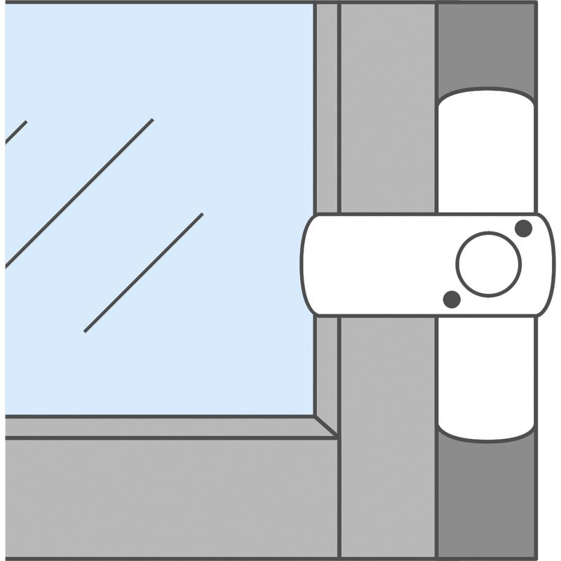 Fenstersicherung STUCO 1-flg weiß Produktbild BIGANW L
