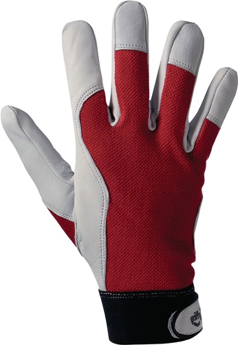 Handschuhe Griffy Größe 9 rot/naturfarben EN 388 PSA-Kategorie II Produktbild BIGPIC L