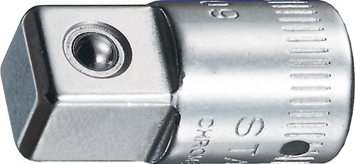 Vergrößerungsstück 1/4 Zoll auf 1/2 Zoll STAHLWILLE 410 L. 28 mm CV Produktbild BIGPIC L