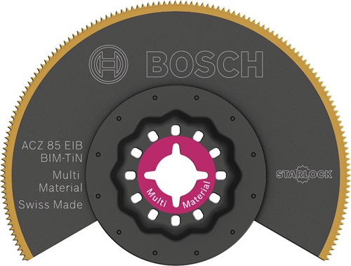 BOSCH BIM-TiN Segmentsägeblatt ACZ 85 EIB für Multifunktionswerkzeuge Produktbild BIGPIC L