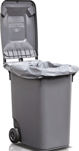 Kunststoffsack 240 l LD-PE zu Müllgroßbehälter Produktbild BIGPIC L