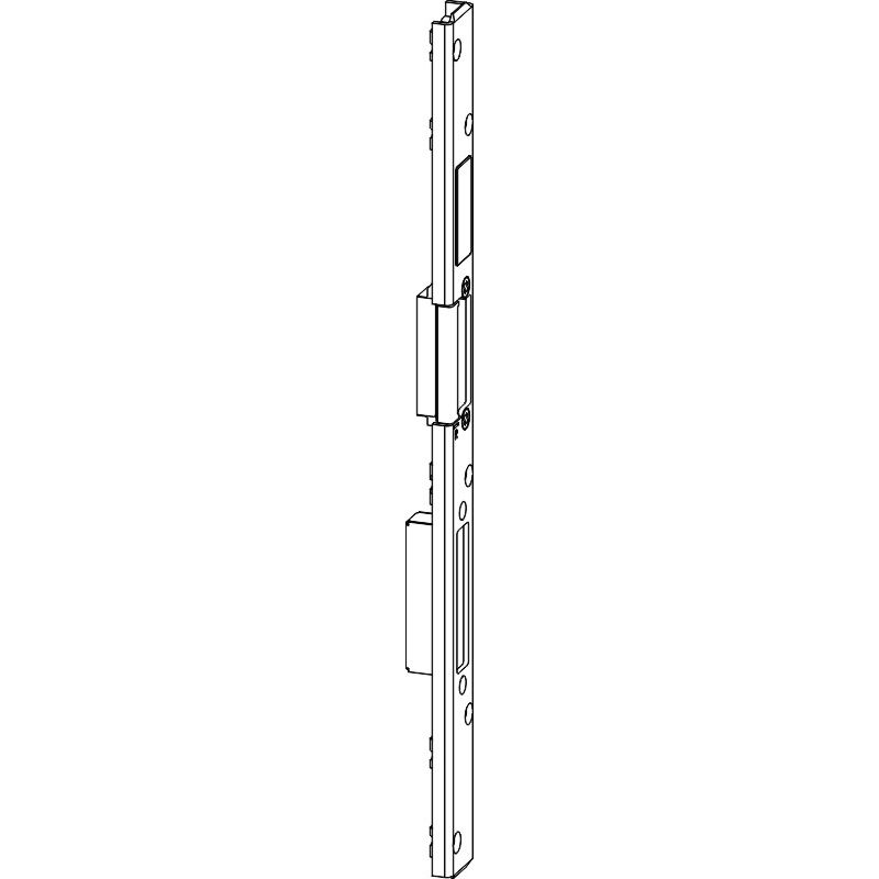 WINKHAUS T-SB FRA U26-61 AVU SKG Fallen-Riegel-Schließblech mit Ausgleichstück Produktbild BIGPIC L
