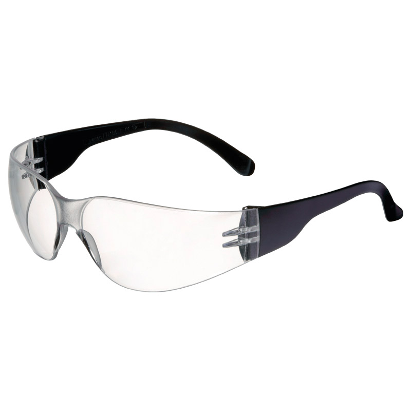 PROMAT Schutzbrille Daylight Basic EN 166 Bügel schwarz, Scheibe klar Polycarbonat Produktbild BIGPIC L