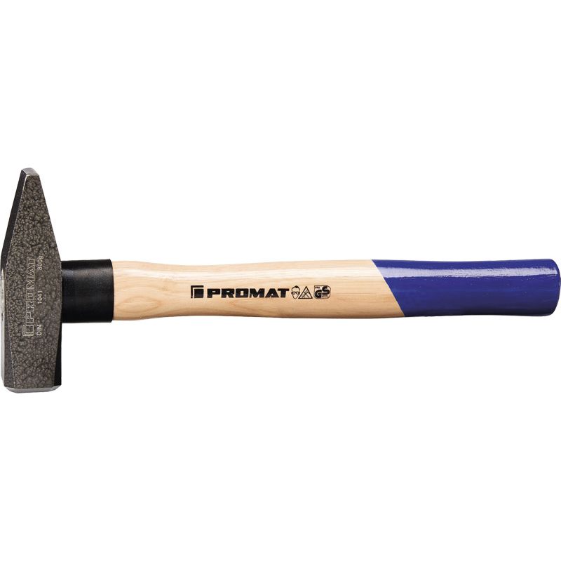 PROMAT Schlosserhammer Hickory mit Stahlschutzhülse Produktbild BIGPIC L