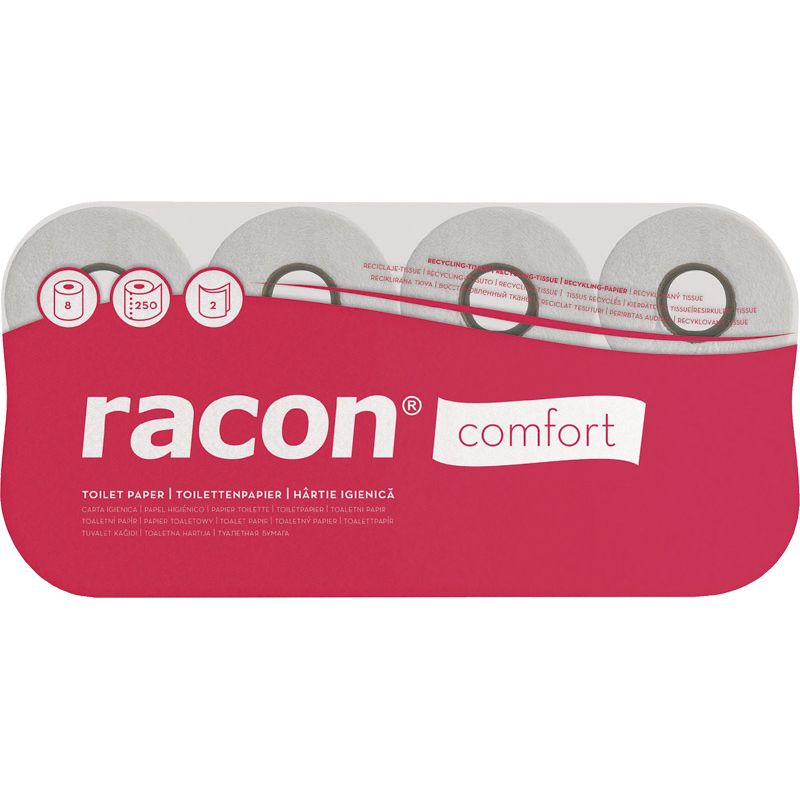 RACON Toilettenpapier COMFORT 2-lagig Produktbild BIGPIC L