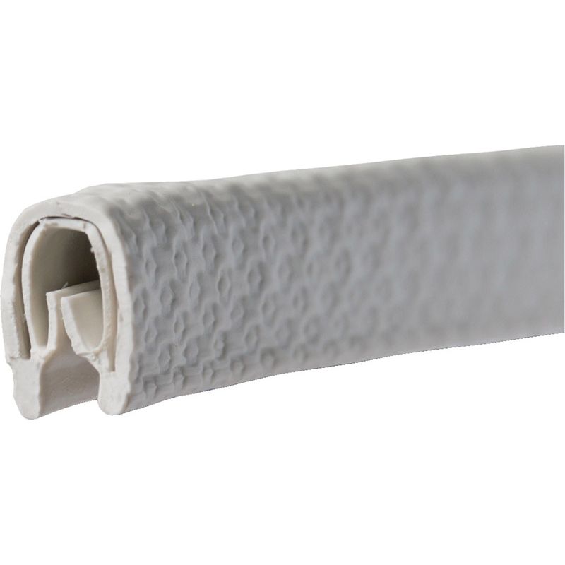 Kantenschutz U-Form weiss-grau PVC mit Metalleinlage PROMAT Produktbild BIGPIC L