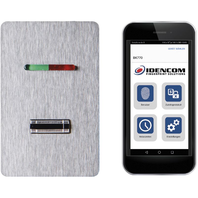 IDENCOM BioKey® Inside Fingerprint Mini 60 + APP Produktbild BIGPIC L