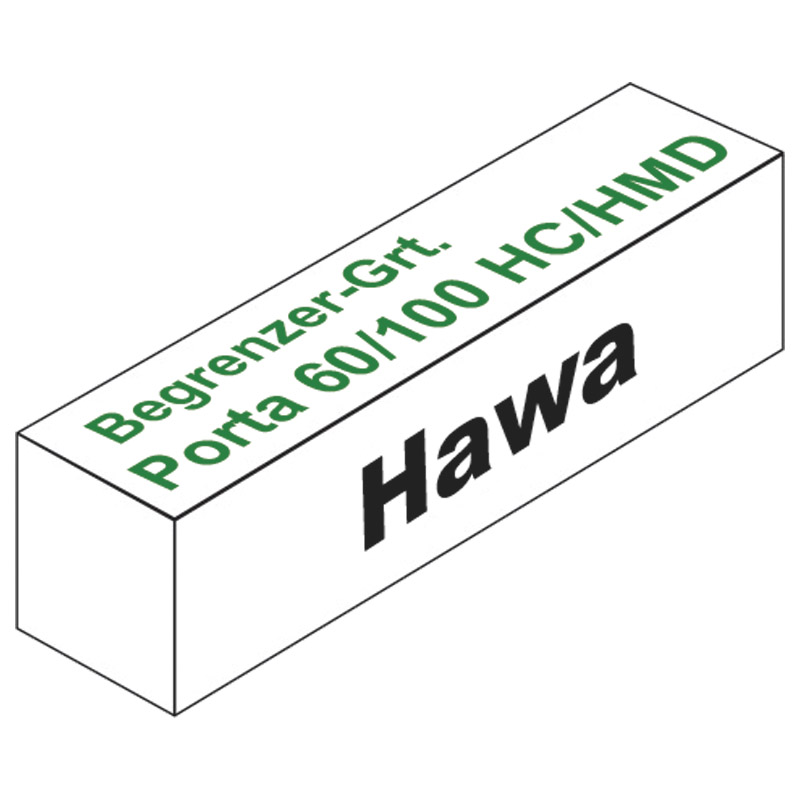 HAWA Fixierklammer-Set für Holz- und Aluminiumblende Porta 60/100 HC/HMD Produktbild BIGPIC L