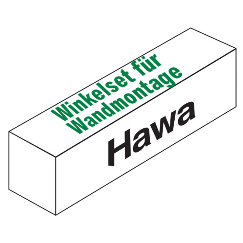 HAWA Winkel-Set für Wandmontage Produktbild BIGPIC L