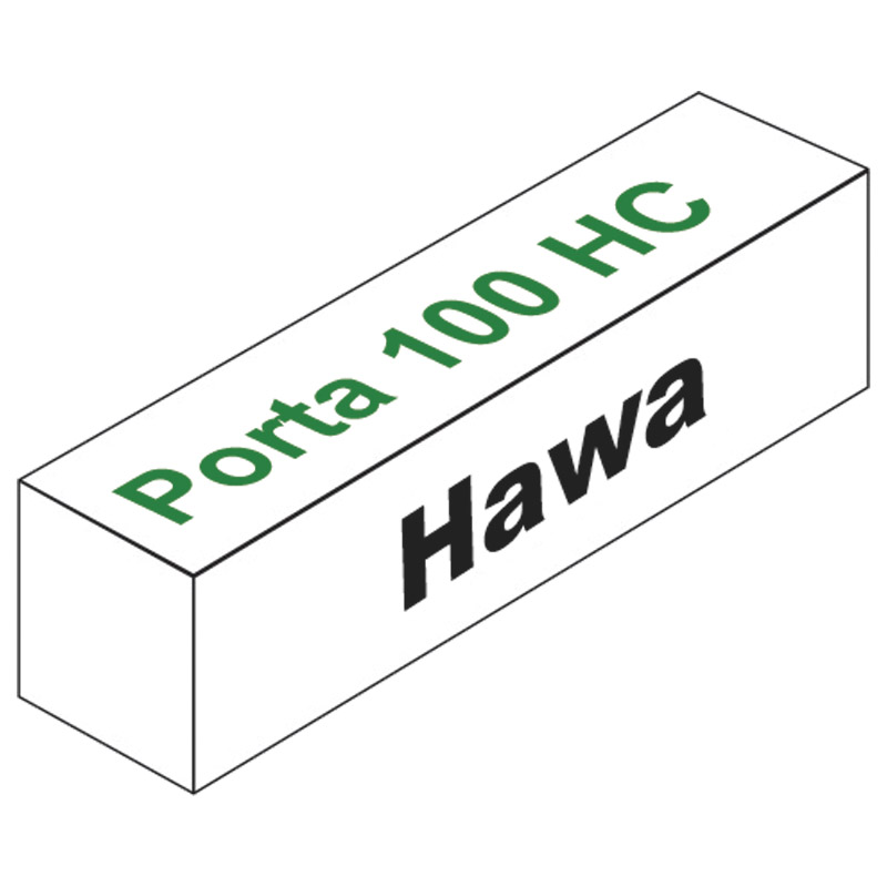 HAWA Schiebetürbeschlag Porta 100 H / 100 HC ohne Laufschiene Produktbild BIGPIC L