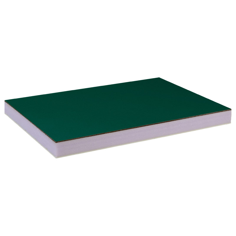 greenteQ Sandwichplatte HPL/HD/PVC einseitig HPL Renolit, XPS-Kern, Farbtöne  Produktbild BIGPIC L