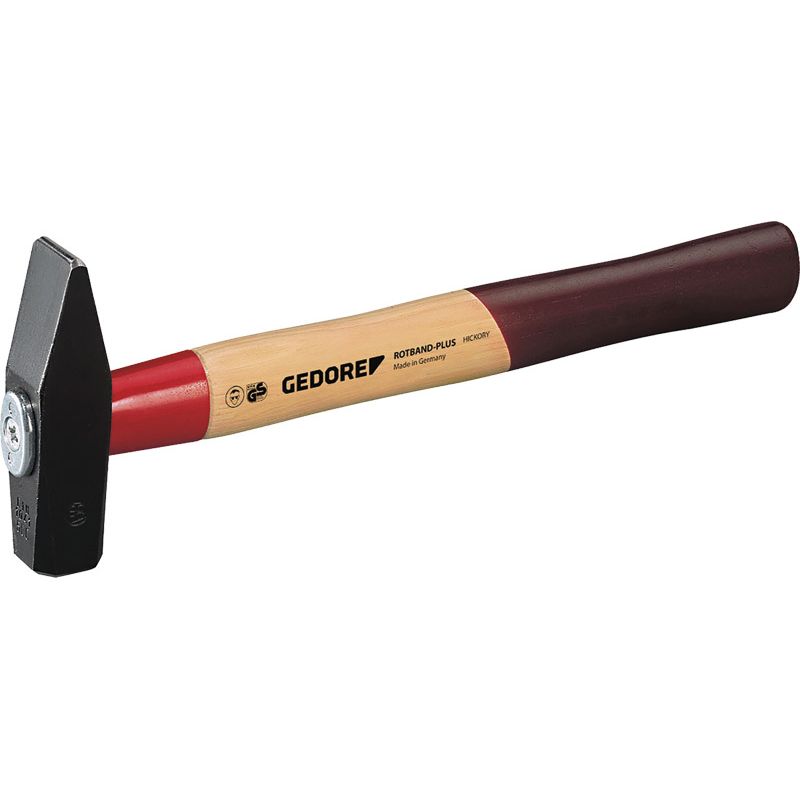 GEDORE Schlosserhammer Rotband-Plus Hickory mit Stahlschutzhülse Produktbild BIGPIC L