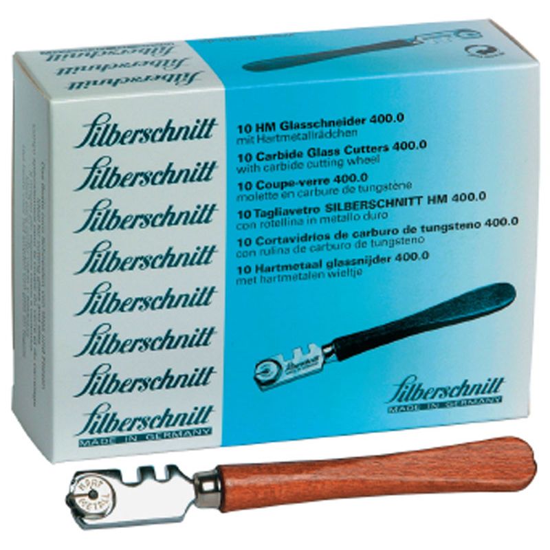 Glasschneider HM m.Holzheft SILBERSCHNITT Produktbild BIGPIC L