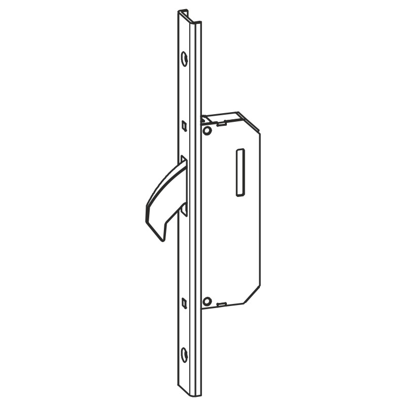WINKHAUS Sicherheits-Tür-Verriegelung U24/45 hookLock M2 mit 2 Schwenkriegeln Produktbild BIGPIC L