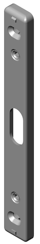 KFV Zusatzschließblech USB 2325-504V verstellbar Rundbolzen Produktbild BIGPIC L