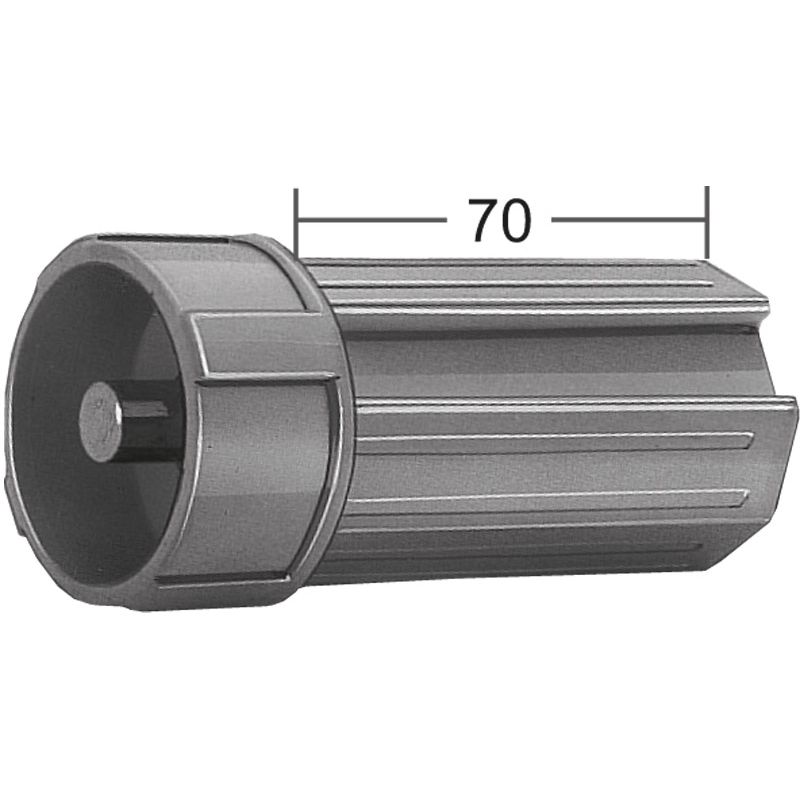 Mini-Kapsel 70 mm mit Stift für Stahlwelle SW40 Produktbild BIGSKZ L