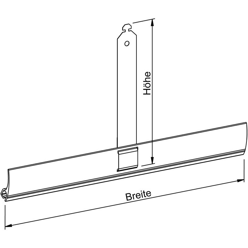 Neubau-Clipfedern mit PVC-Aufhängeleiste Produktbild BIGSKZ L