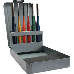 PROMAT Splintentreibersatz mehrfarbig 6-tlg. in Metallkassette Produktbild