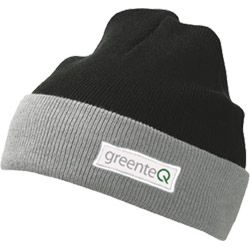 Strickmütze - greenteQ Logo Produktbild