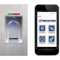 IDENCOM BioKey® Inside Fingerprint mit frontaler Befestigung + APP Produktbild