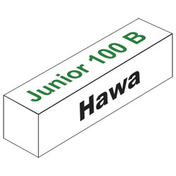 Garnitur Hawa Junior 100 B, mit 2 SoftStop, für 1 Türe Produktbild