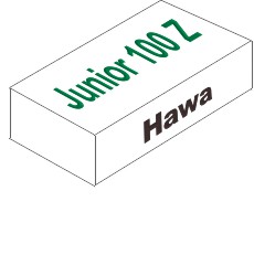 Garnitur Hawa Junior 100 Z / Z Pocket mit 1 Dämpfeinzug SoftMove 100 und 1 SoftStop, für 1 Türe Produktbild