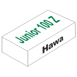 Garnitur Hawa Junior 100 Z / Z Pocket mit 1 Dämpfeinzug SoftMove 100 und 1 Federpuffer, für 1 Türe Produktbild