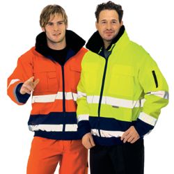 Comfortjacke 2farbig Gr.S Warnschutz PLANAM orange/marine Produktbild