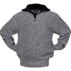 Pullover Größe M   schwarz/weiß-meliert 100 % PES Produktbild