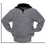 Pullover Größe XL   schwarz/weiß-meliert 100 % PES Produktbild