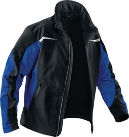 Softshelljacke Größe M  Weather Dress Form 1241 schwarz/kornblumenblau 96 % PES / 4 % EL Produktbild