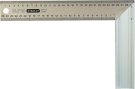 Schreinerwinkel Länge 200 mm Breite 400 mm STANLEY  auch für 45Grad Winkel Edelstahlblatt beidseitig mm-Skala Produktbild