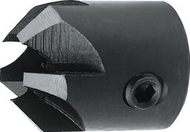 Aufsteckversenker HSS FISCH-TOOLS Type 0639 Bohr-D. 6 mm Länge 25 mm Senk-D. 16 mm Produktbild