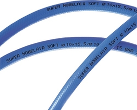 Druckluftschlauch Innen-D. 9 mm Außen-D. 14,5 mm  Super Nobelair® Soft Länge 50 m blau PVC Produktbild