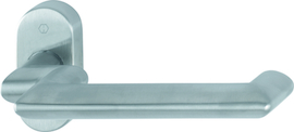 RD-E1141GF2/55 Halbgarnitur/Antipanik-Vierkantstift/F69 Edelstahl matt/9mm/45-65 mm/HOPPE-Logo Produktbild