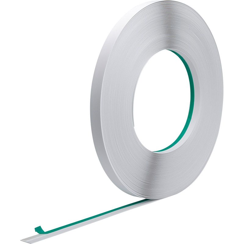 greenteQ PVC-Flachleisten mit abgerundeten Ecken und Schaumklebebband Produktbild BIGANW L