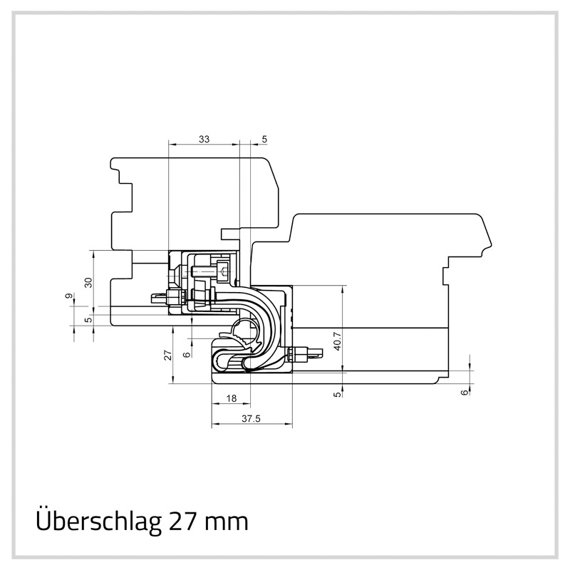 SIMONSWERK Schablone 5 251116 5 (Rahmen Überschlagstärke 27 mm) Produktbild BIGANW L