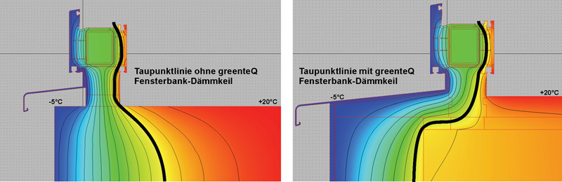 greenteQ Fensterbank-Dämmkeil für WDVS Produktbild BIGANW L
