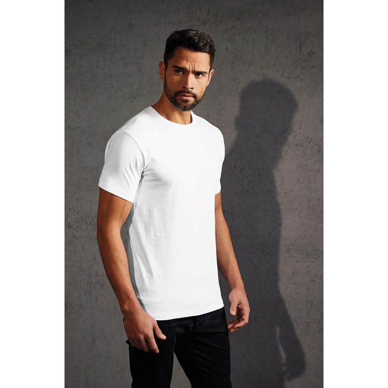 PROMODORO Men’s Premium-T-Shirt weiß Produktbild BIGANW L