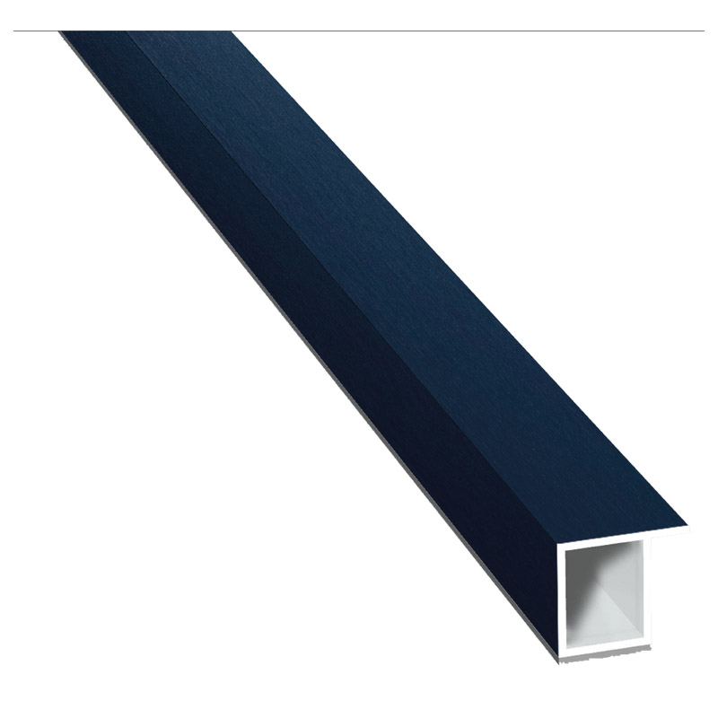 Kammerprofil 17x15mm SK Lg. 6,00m foliert, mit Nase 51 5005-167 Stahlblau Produktbild BIGPIC L