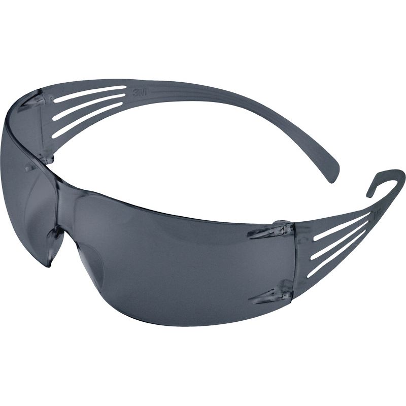 3M Schutzbrille SecureFit-SF200 EN Bügel grau, Scheibe grau Polycarbonat Produktbild BIGPIC L