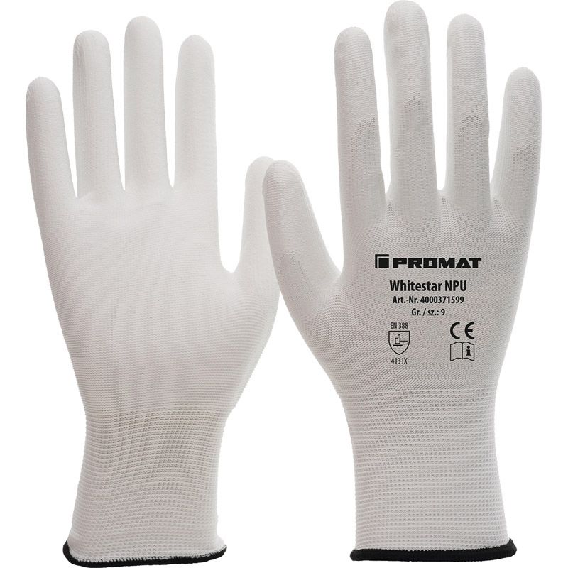 PROMAT Strick-Handschuh Whitestar NPU PSA II Produktbild BIGPIC L
