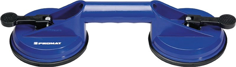 PROMAT Saugheber Kunststoff 2-Kopf mit Kipphebel Produktbild BIGPIC L