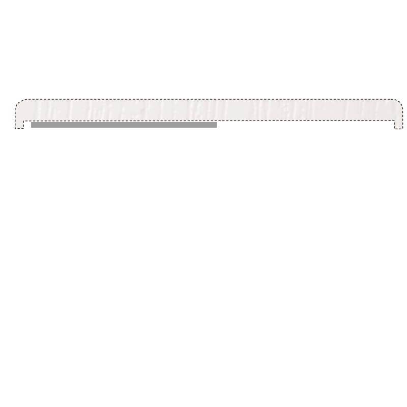 Flachprofil 30x3/2 Schaum-SK Lg. 6,00m Weiß Genarbt Produktbild BIGPIC L
