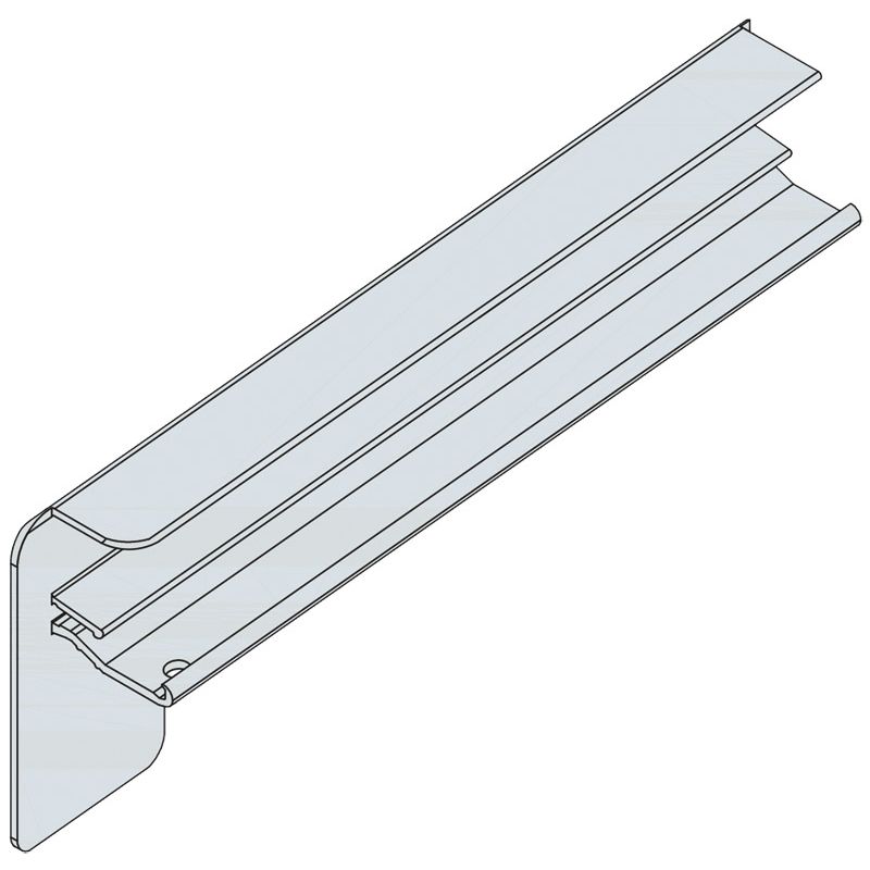 S26 blank - Aluminium-Bordstück ohne Dehnungsausgleich Produktbild BIGPIC L
