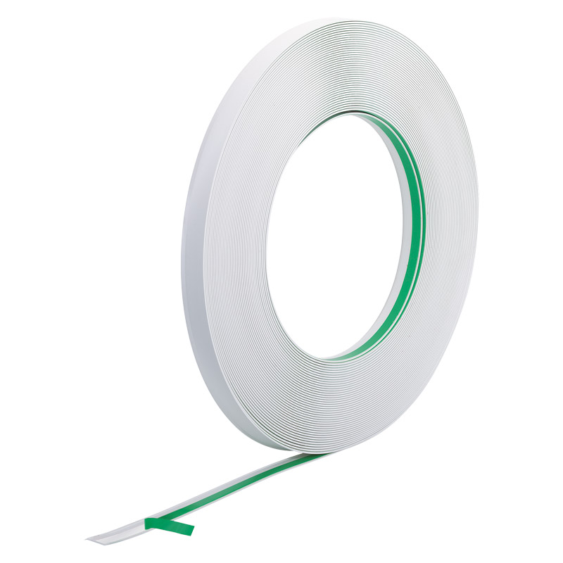 greenteQ PVC-Flachleisten mit abgerundeten Ecken, Schaumklebeband und Weichlippe Produktbild BIGPIC L