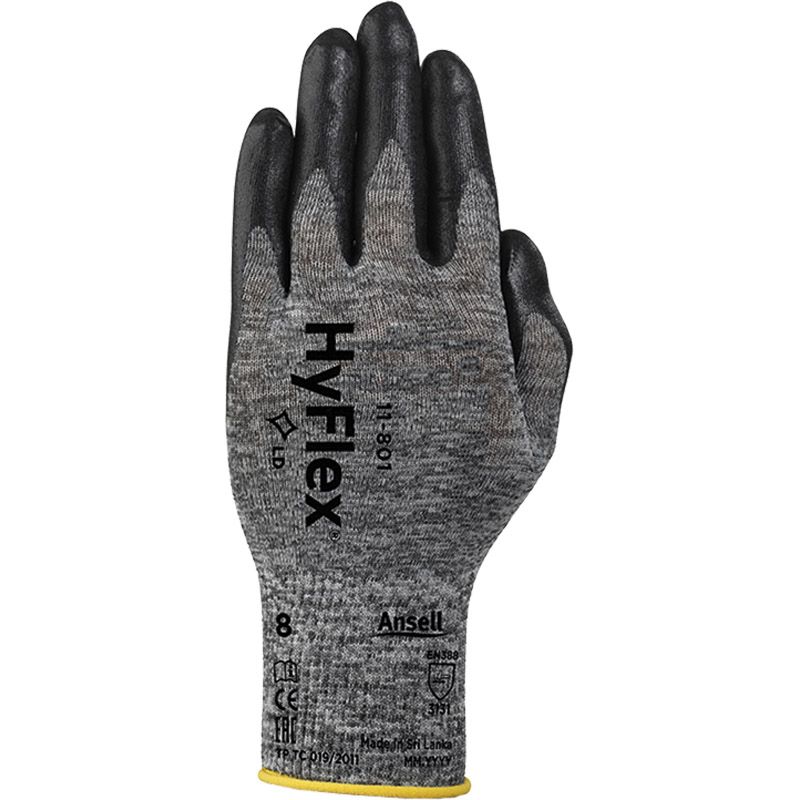 ANSELL Strick-Handschuh HyFlex® 11-801 PSA II Produktbild BIGPIC L