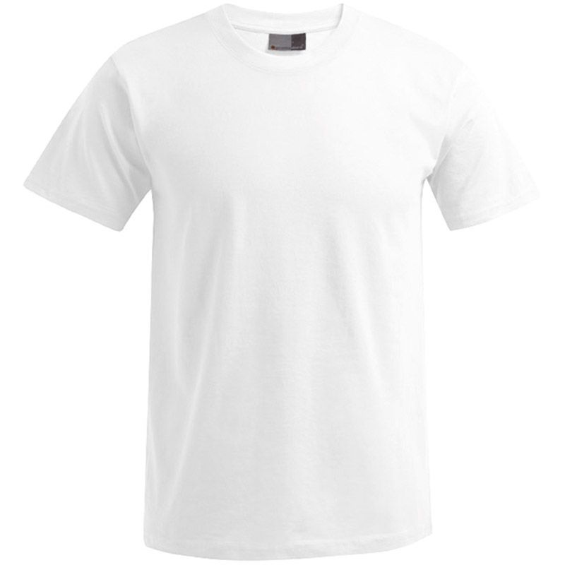 PROMODORO Men’s Premium-T-Shirt weiß Produktbild BIGPIC L