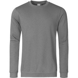 PROMODORO Men’s Sweater 80/20 steel gray Produktbild
