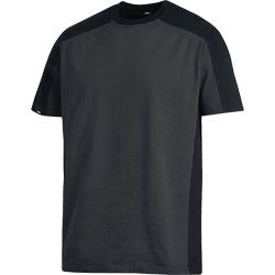 FHB T-Shirt MARC anthrazit/schwarz Produktbild